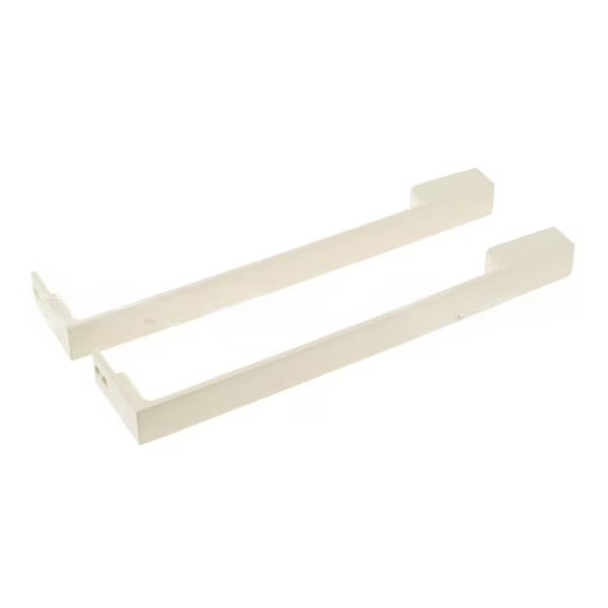 GE Refrigerator Door Handle Set (Bisque) - WR12X32351, Replaces: WR12X21187
