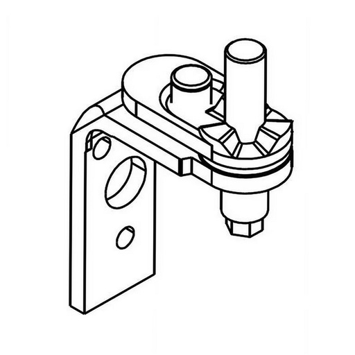 Whirlpool Refrigerator Door Hinge and Cam - W11399415, Replaces: W11097327