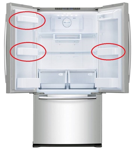 Samsung Refrigerator Door Shelf Bin (Middle) - DA63-05035A