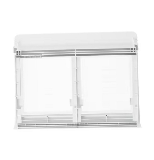 GE Refrigerator Vegetable Pan Cover with Glass - WR32X10500, Replaces: WR32X10002