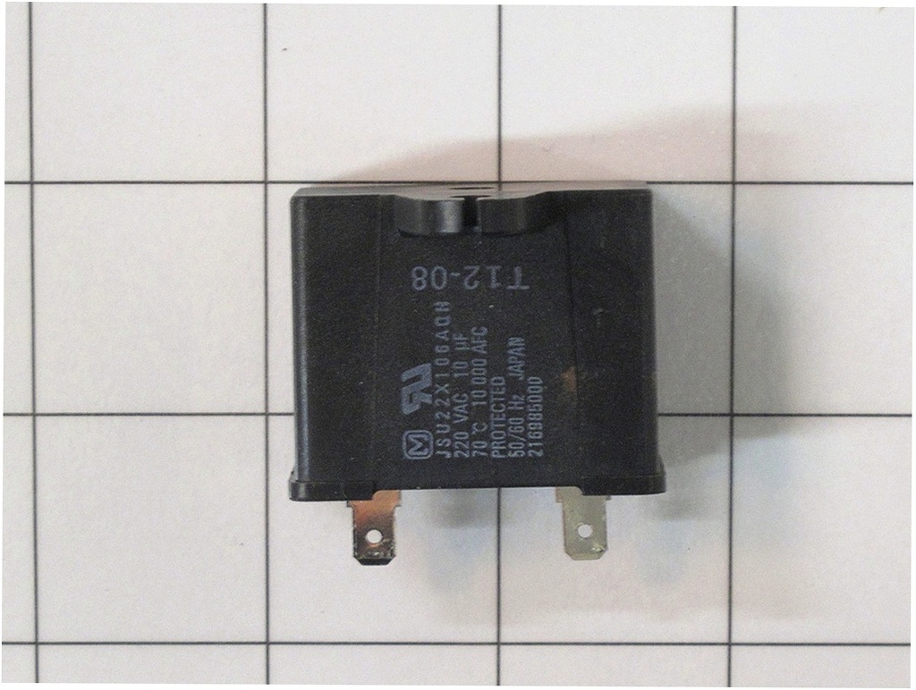 Frigidaire Freezer Capacitor - 297286812, Replaces: 216696700
