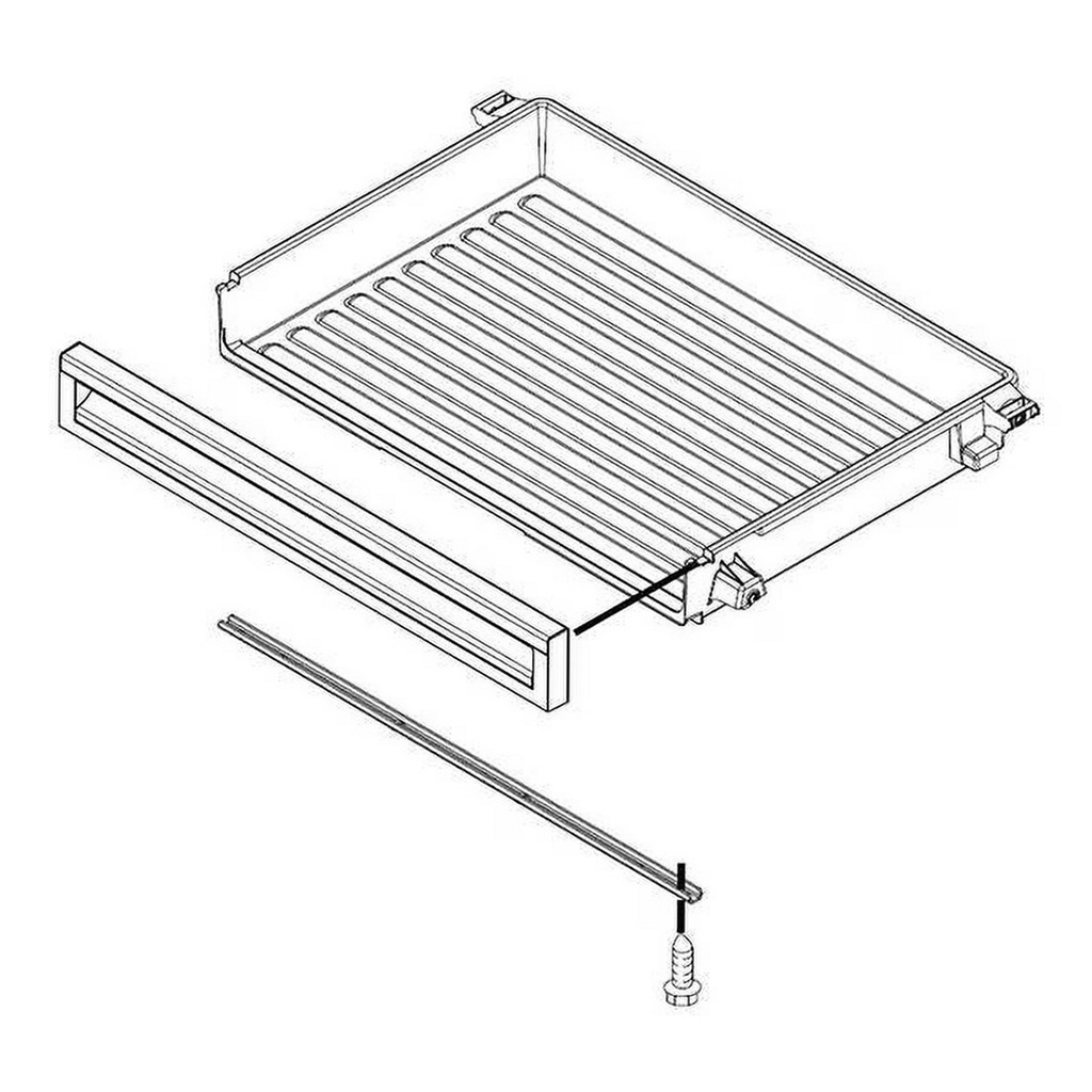 Whirlpool Refrigerator Freezer Bin - W10858802, Replaces: W10493164