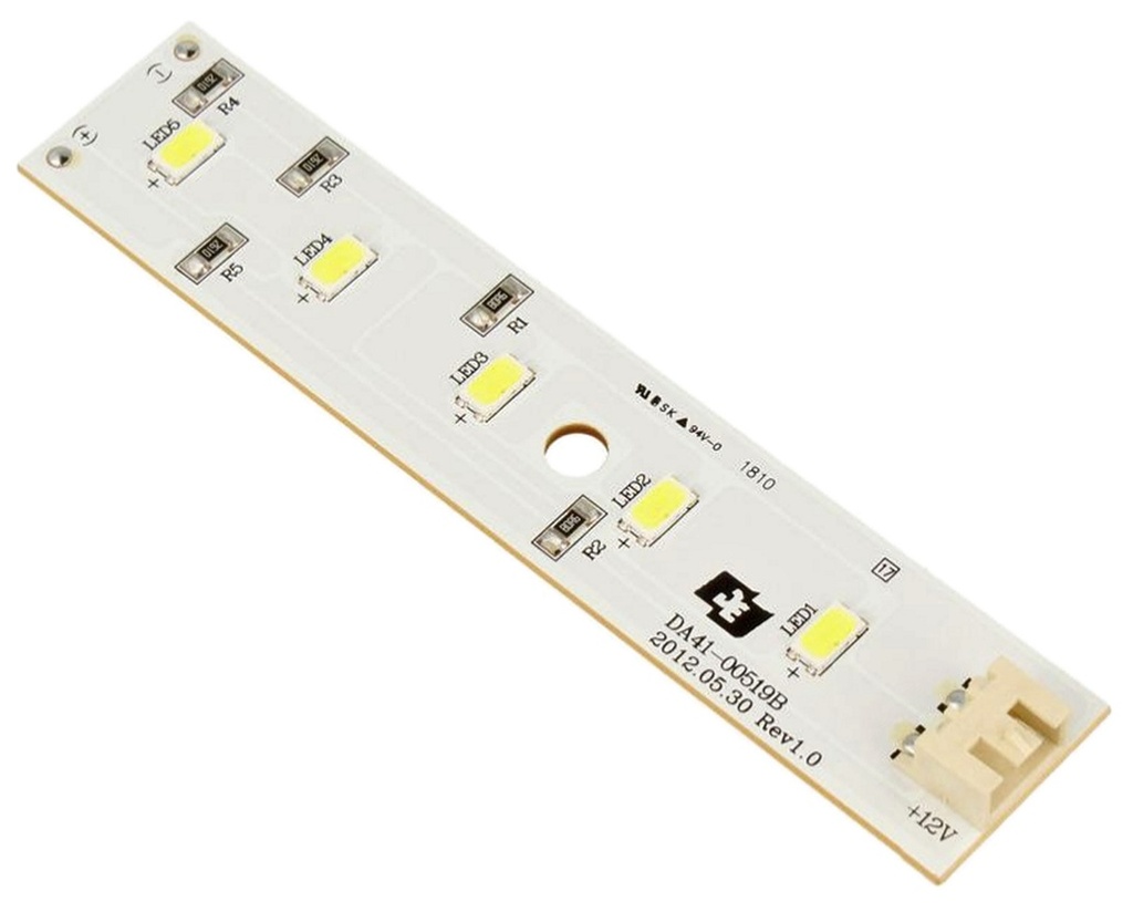 Samsung Refrigerator LED Light Board - DA41-00519B, Replaces: DA41-00519P