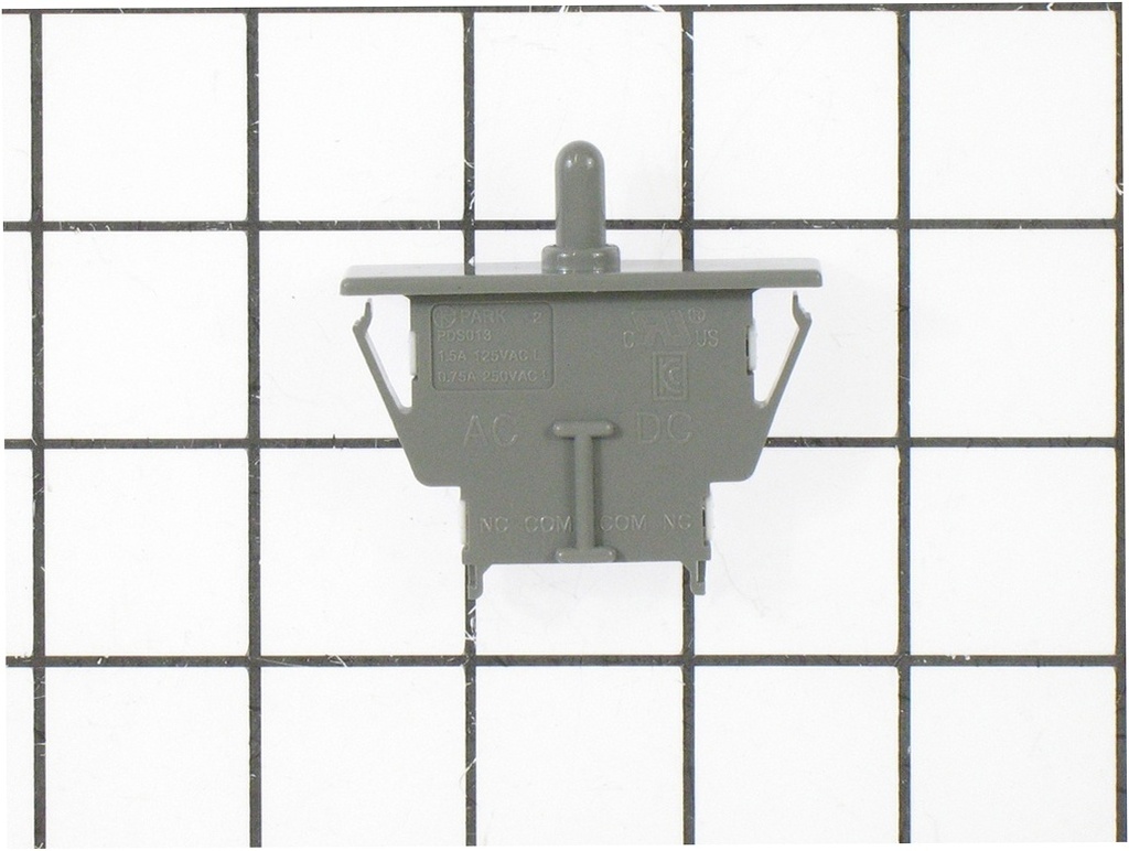LG Refrigerator Push Button Door Switch - 6600JB3007B, Replaces: 6600JB3007C