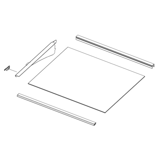 Samsung Refrigerator Shelf Assembly - DA97-20043A
