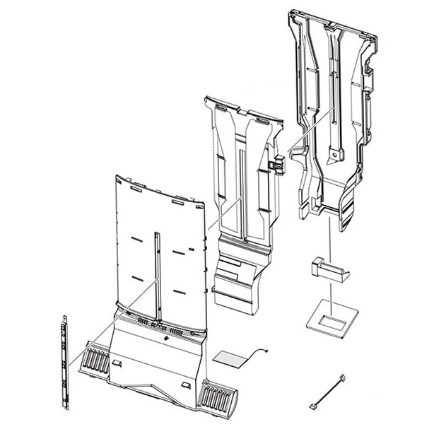 Samsung Refrigerator Duct/Cover Assembly - DA97-21004A
