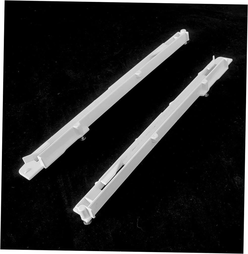 GE Refrigerator Drawer Slide Rail (Right Side) - WR72X210, Replaces: WR72X0163