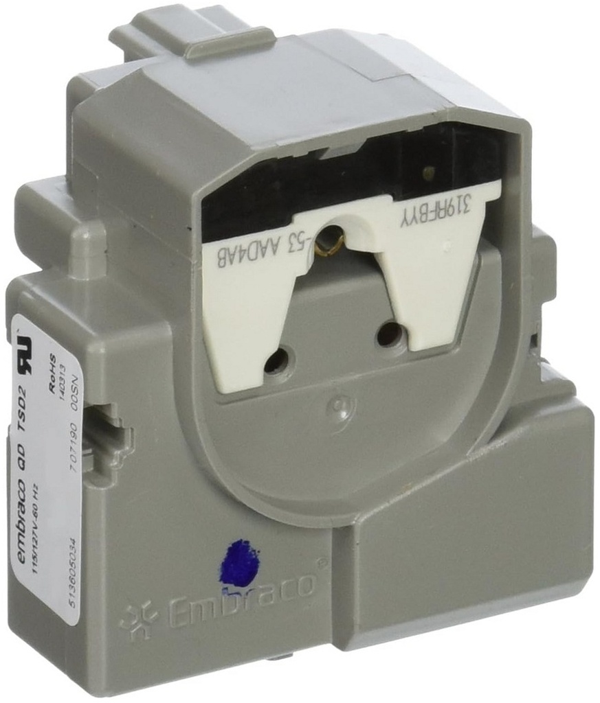 GE Refrigerator Start Relay & Overload - WR07X10097