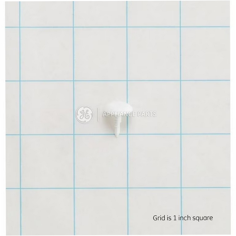 GE Freezer Door Button Plug - WR01X21159, Replaces: WE01M0384