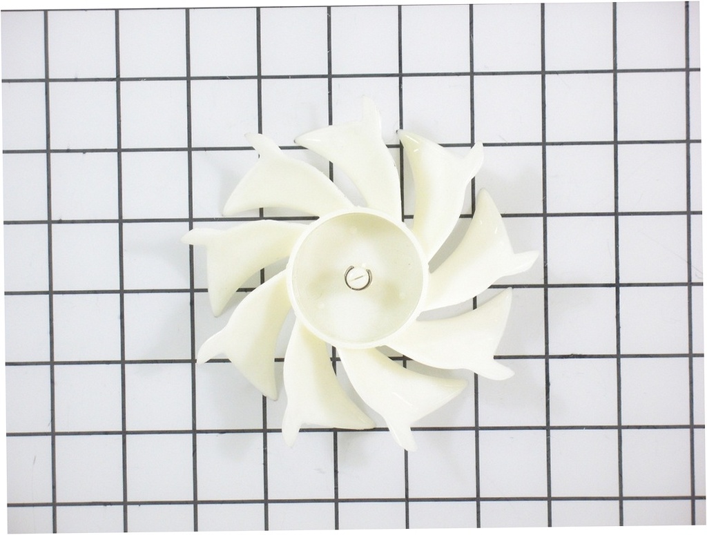 LG Refrigerator Evaporator Fan Blade - 5901JJ1003A, Replaces: 5901JJ1004A