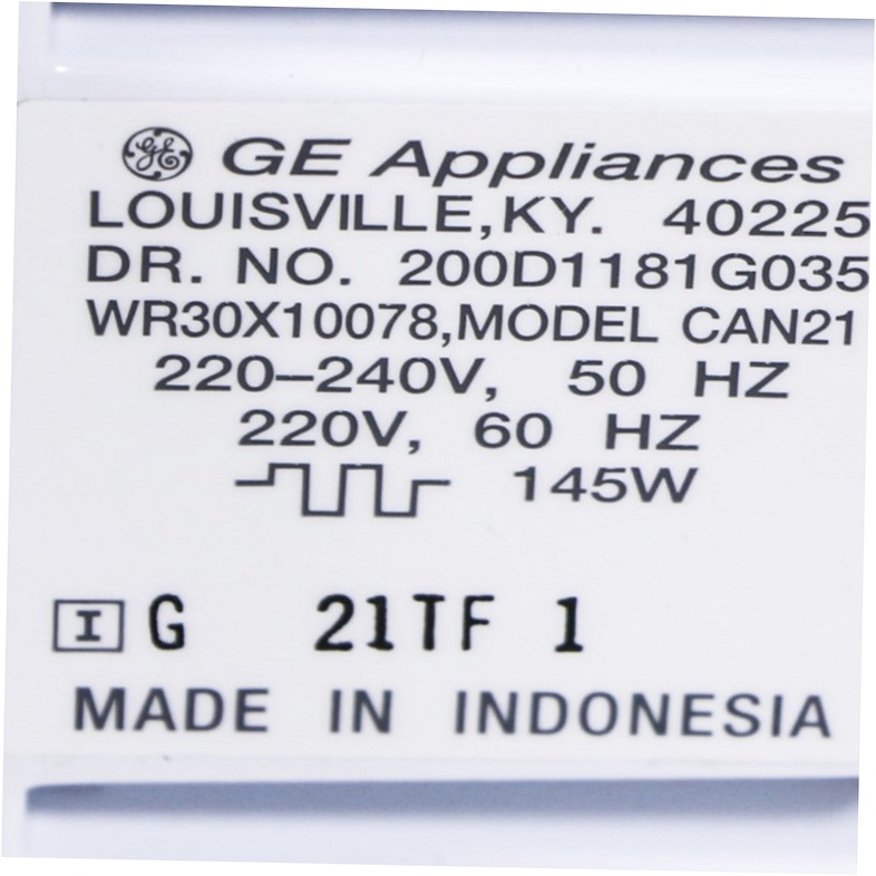 GE Refrigerator Ice Maker Kit (220V) - WR30X10081, Replaces: WR29X0176