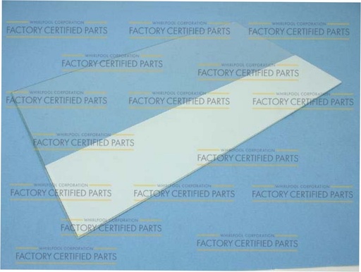 Whirlpool Refrigerator Crisper Glass Shelf (Glass ONLY) - WP61002623, Replaces: 61002623