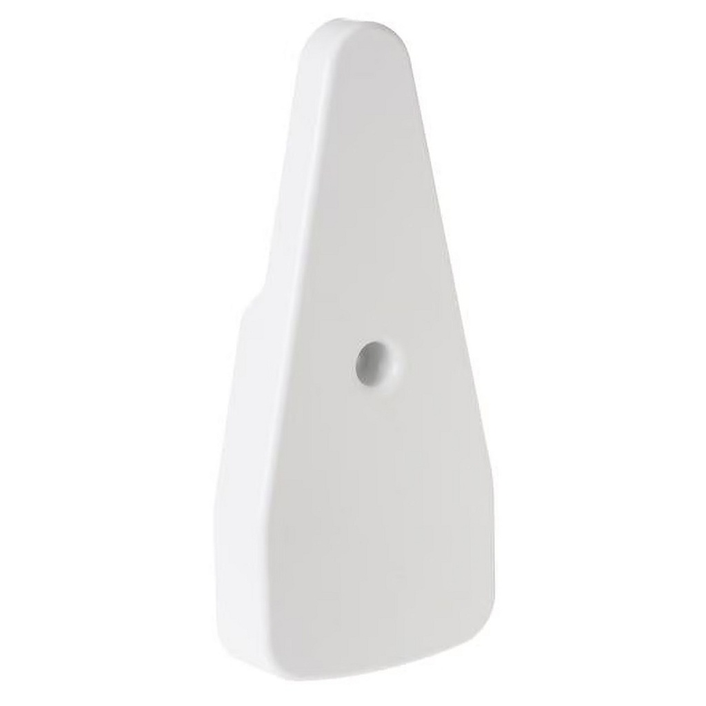 GE Refrigerator Hinge Cover (White) - WR02X11623, Replaces: WR02X11480