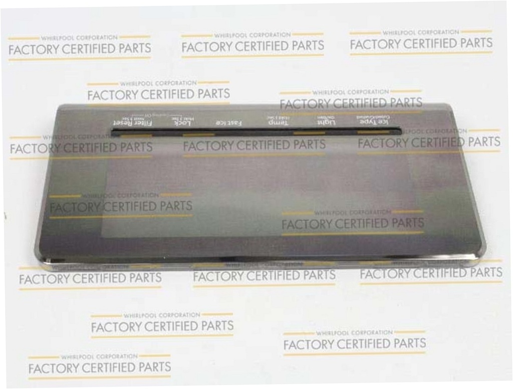 Whirlpool Refrigerator Escutcheon - WPW10254285, Replaces: W10254285