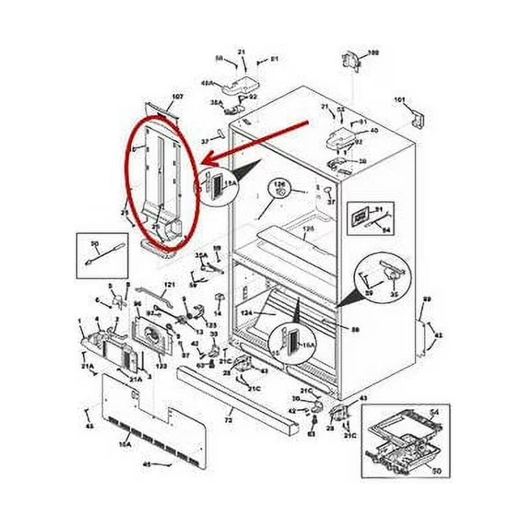 Frigidaire Refrigerator Air Tower - 5304508009
