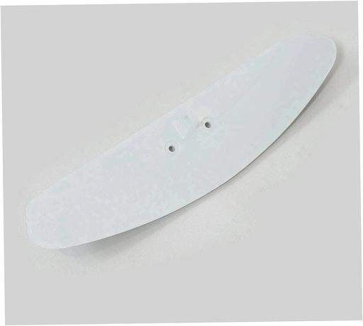 GE Dryer Door Strike (White) - WE01X34600, Replaces: WG04A05129