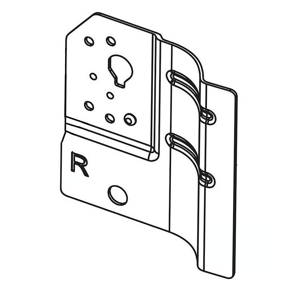 Samsung Dryer Door Hinge Cover - DC63-01456A