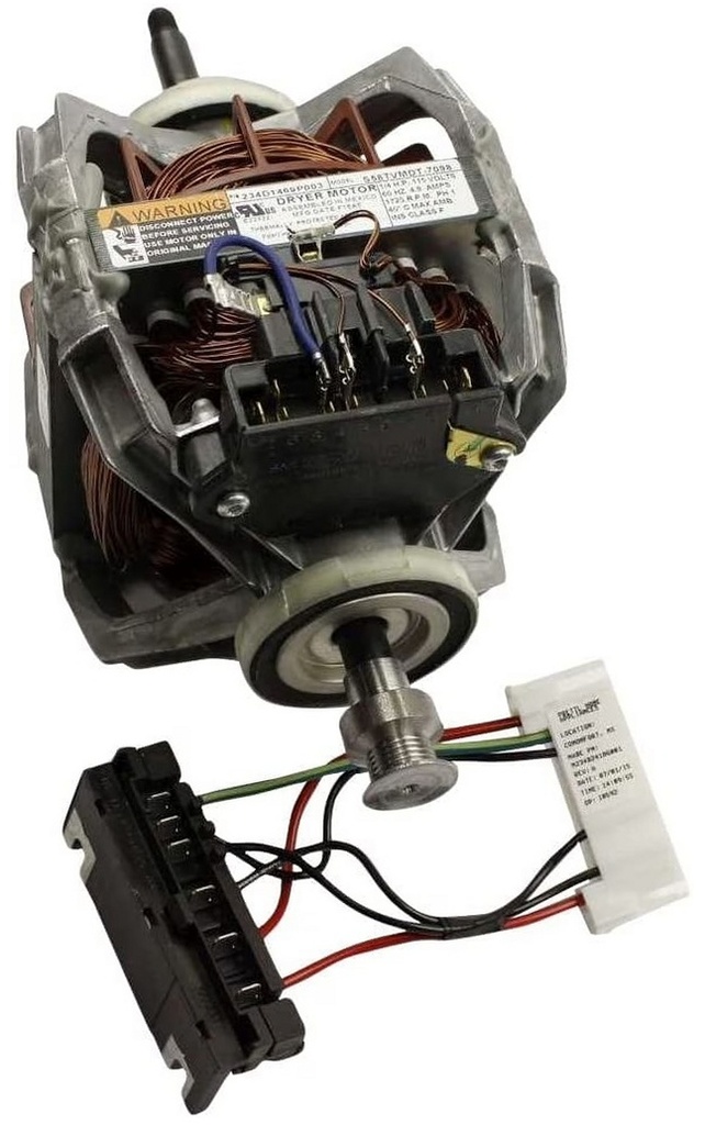 GE Dryer Drive Motor & Pulley Kit () - WE17X22217, Replaces: WE17M37