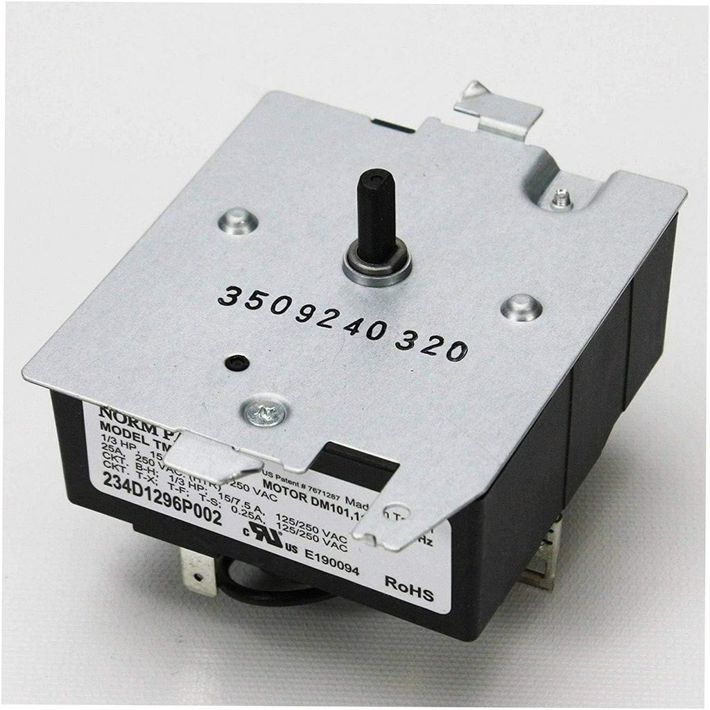 GE Dryer Timer - WE04X20089, Replaces: 234D1296P002