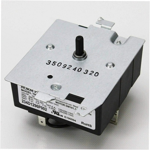 GE Dryer Timer - WE04X20089, Replaces: 234D1296P002