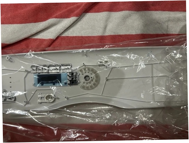 GE Dryer Control Panel (White) - WE19M1656