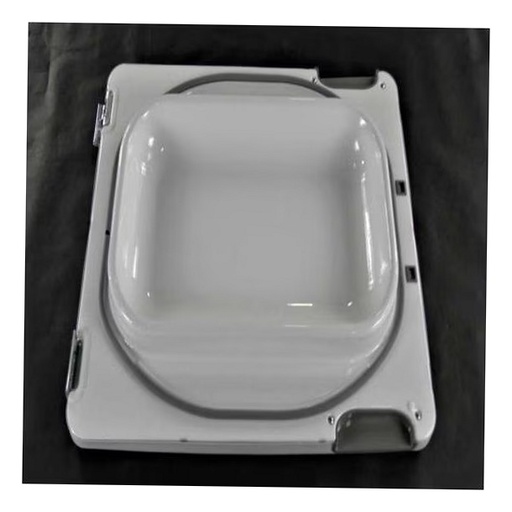 GE Dryer Door Assembly - WE10X26854, Replaces: WE10X23890