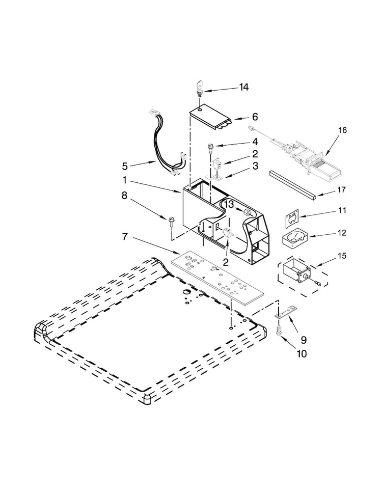 Whirlpool Dryer Coin Chute - W11312196, Replaces: W10198126