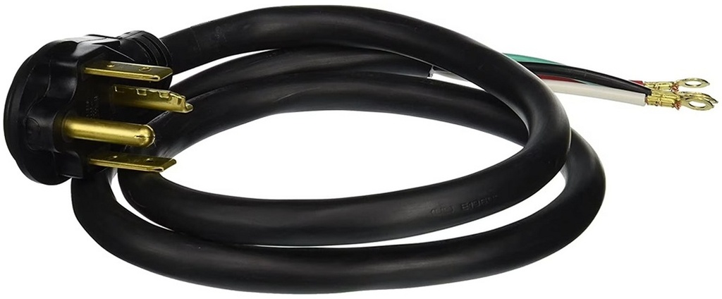 GE Dryer Power Cord - WX09X10018, Replaces: WX09X0017