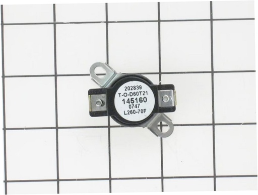 GE Dryer Thermostat - WE4X757, Replaces: WE04X0757