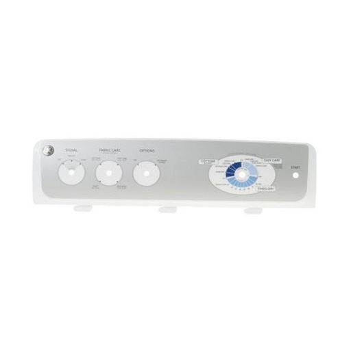 GE Dryer Control Panel Assembly (White) - WE19M1511