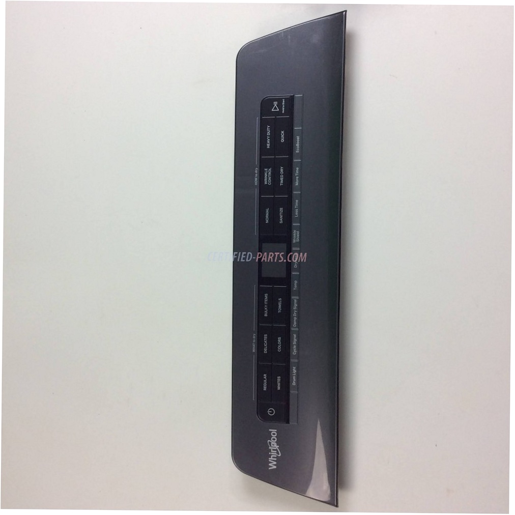 Whirlpool Dryer Touchpad and Control Panel - W11419058, Replaces: W11164033