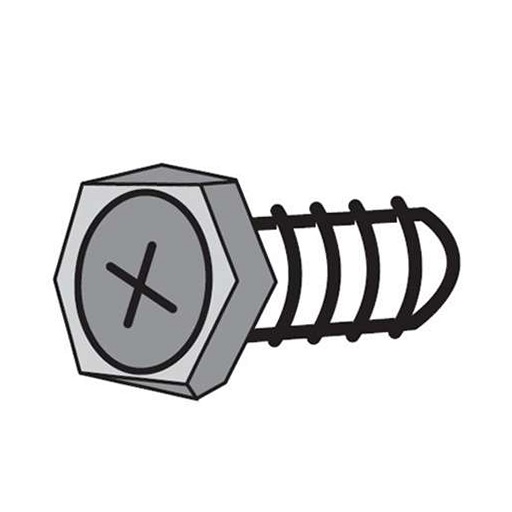 Samsung Dryer Hex Screw - 6009-001476