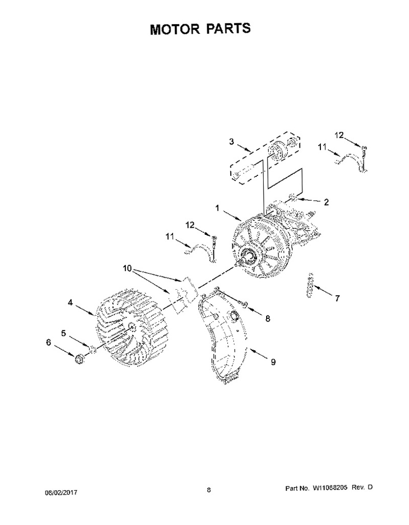 Whirlpool Dryer Idler Pulley - W10700903, Replaces: 421100703090