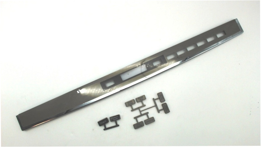 GE Dishwasher Control Panel & Button Kit - WD34X24296, Replaces: WD09X22887