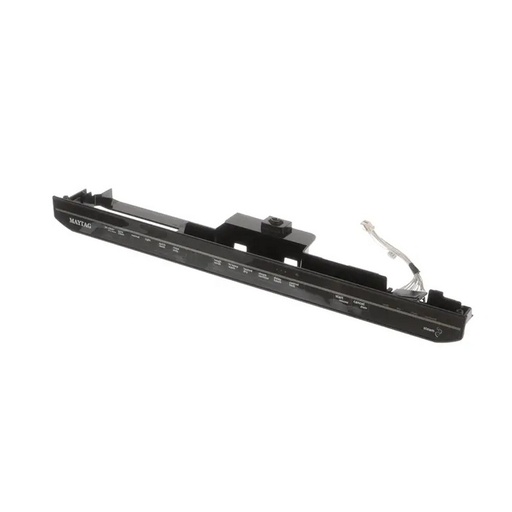 Whirlpool Dishwasher Control Panel (Black) - WPW10475776, Replaces: W10329529