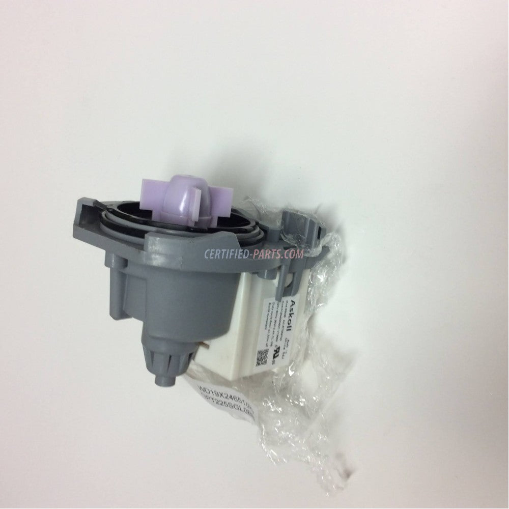 GE Dishwasher Drain Pump - WD19X24651, Replaces: WG04F11356