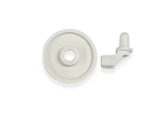 Frigidaire Dishwasher Wheel & Bracket Assembly - 5300809640, Replaces: 3202777