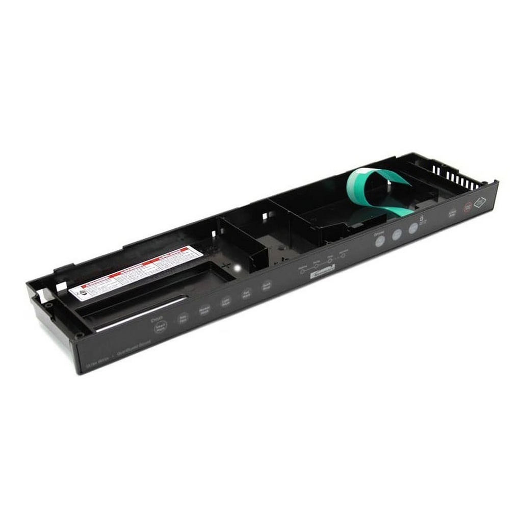 Whirlpool Dishwasher Control Panel (Black) - WPW10205855, Replaces: W10205852