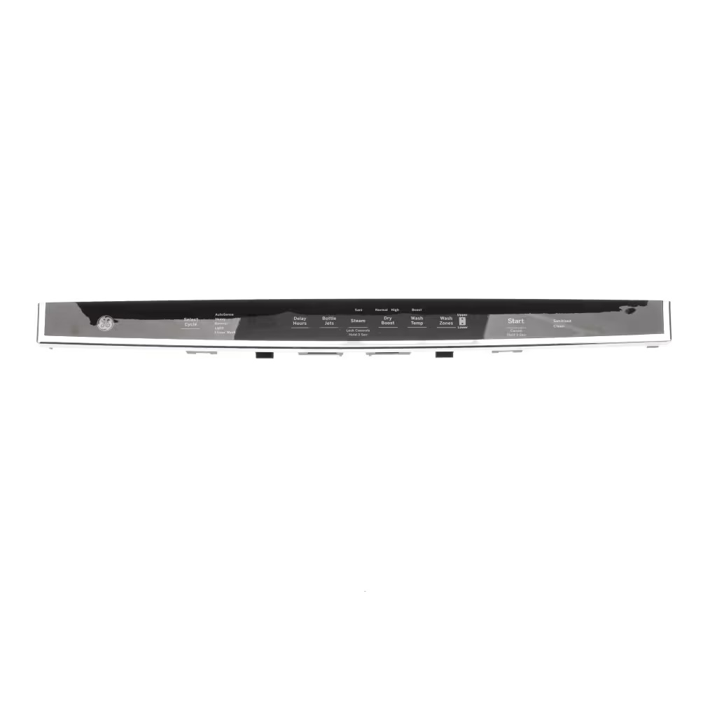 GE Dishwasher User Interface Control Panel - WD21X31089, Replaces: WD21X31055