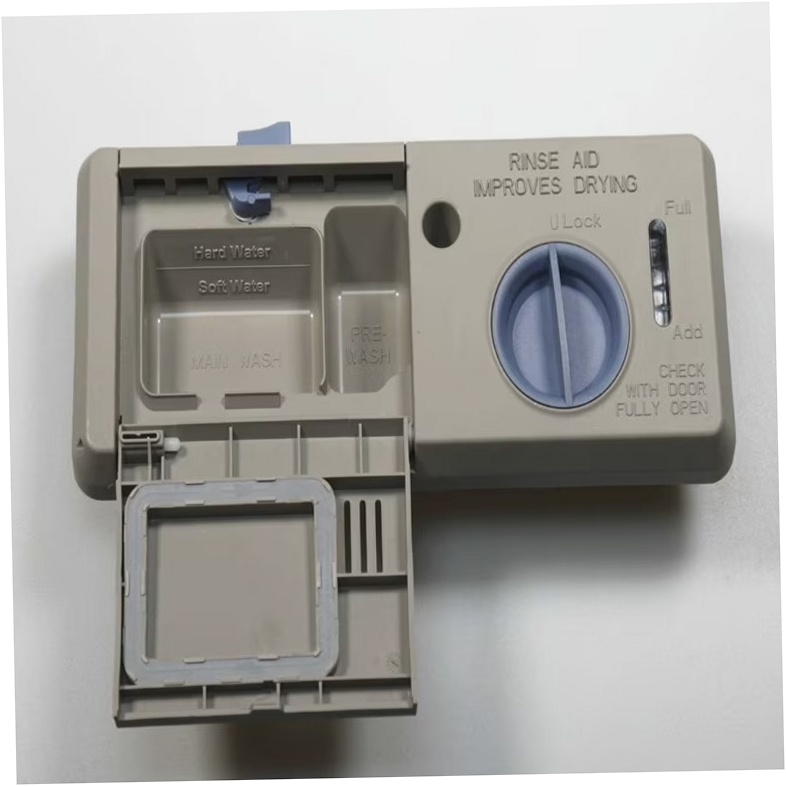 Whirlpool Dishwasher Detergent & Rinse Aid Dispenser - WPW10605015, Replaces: 8565815