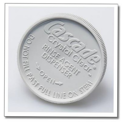 GE Dishwasher Rinse-Aid Dispenser Cap - WD12X10284, Replaces: WD03X0654