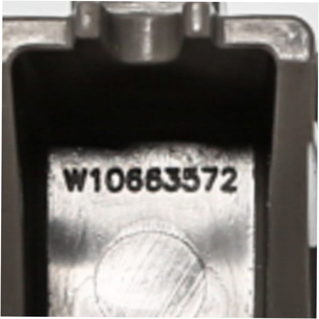 Whirlpool Dishwasher Dishrack Clip - WPW10663572, Replaces: W10663572