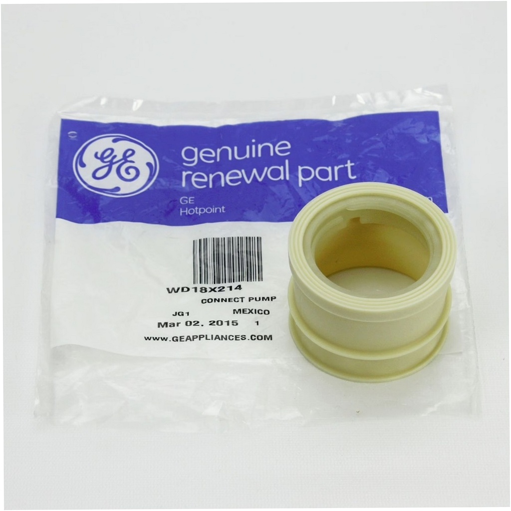 GE Dishwasher Pump To Wash Arm Connector - WD18X214, Replaces: WD18X0214