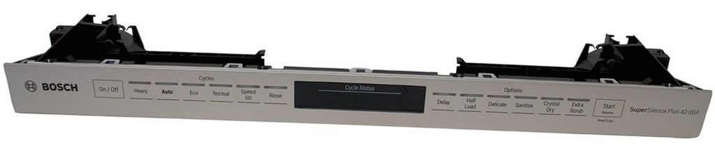 Bosch Dishwasher Facia Panel (No Electronics) - 00778918, Replaces: 778918