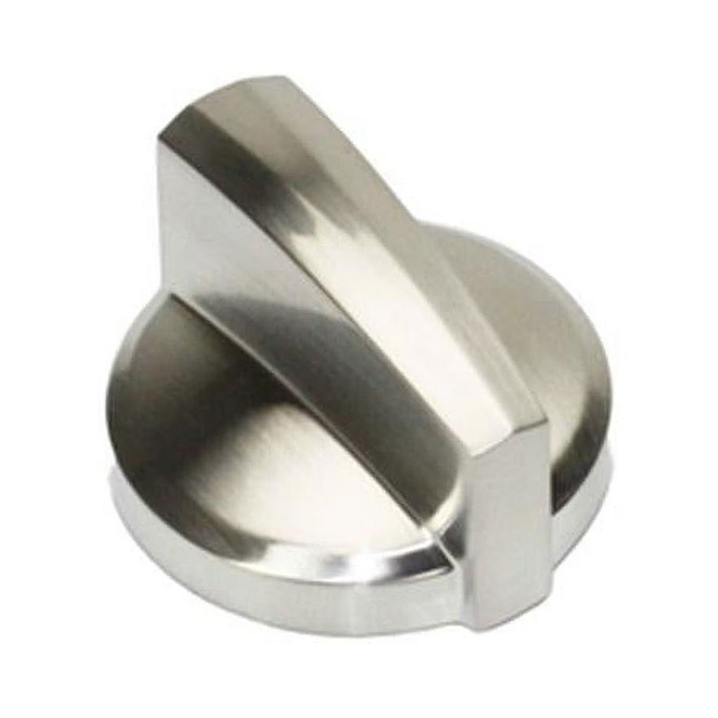 GE Range /Oven Knob Assembly (Stainless) - WB03X27192, Replaces: WB03X20724