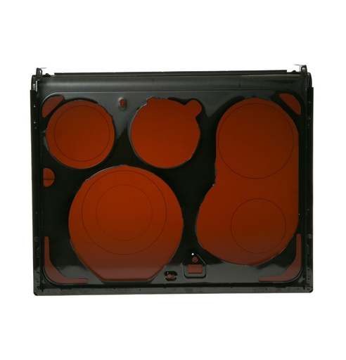 GE Range /Oven Glass Main Top (Black) - WB62X20903