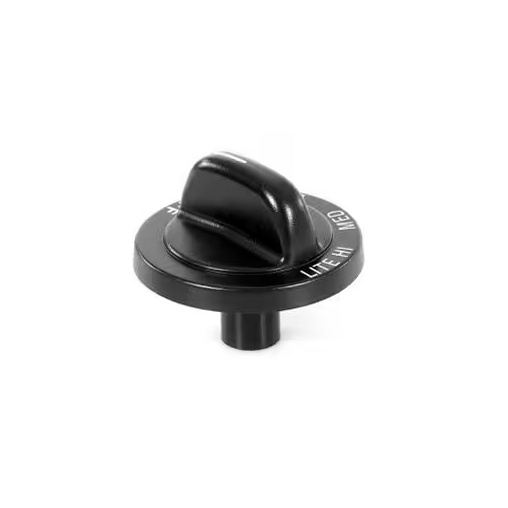Whirlpool Range /Oven Control Knob (Black) - WP7733P184-60, Replaces: 4381620
