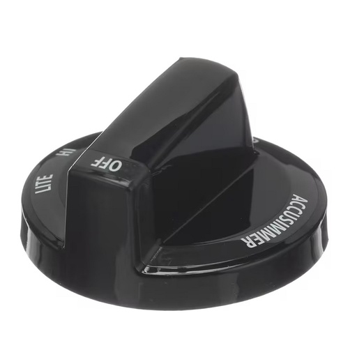 Whirlpool Range /Oven Burner Knob (Black) - WP7733P526-60, Replaces: 7733P526-60