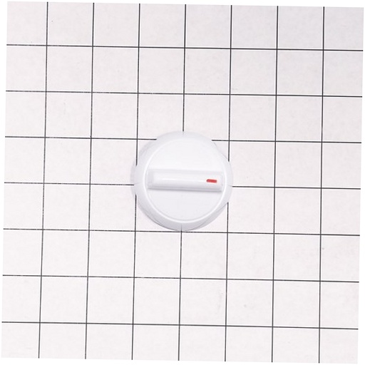 Whirlpool Range /Oven Burner Knob (White) - WP98006102, Replaces: 98006102