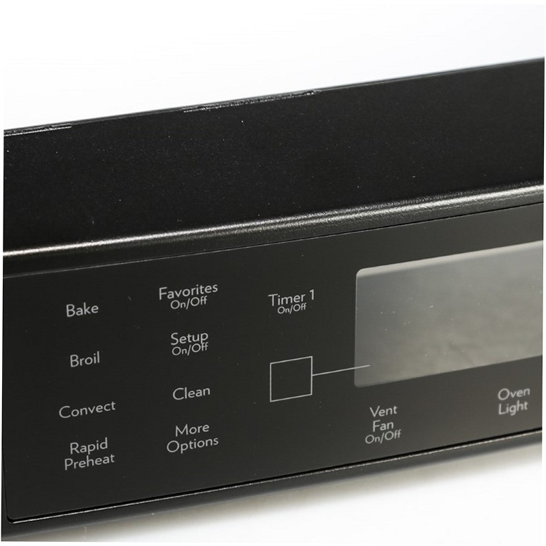 Whirlpool Range /Oven Touchpad Control Panel (Black) - W10239347, Replaces: W10239348
